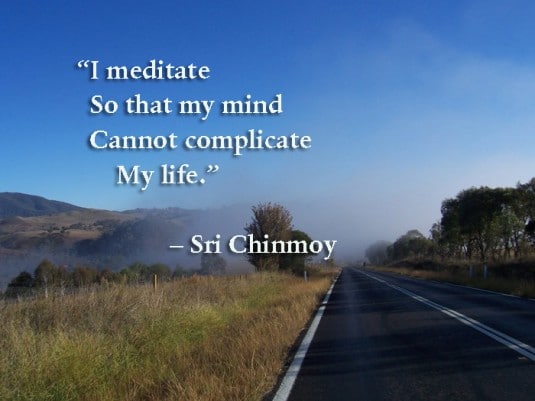 Quotes On Meditation -Sri Chinmoy Quotes