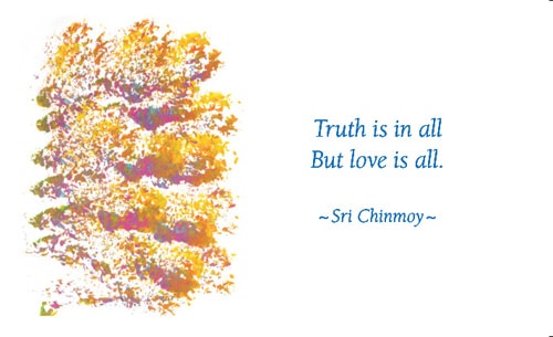 Sri Chinmoy Quote: “Human love wants to possess and be possessed